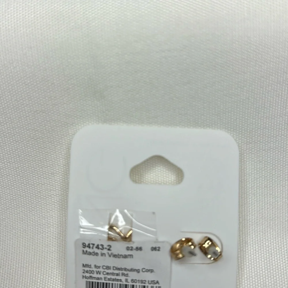 Icing Earring and Ear Cuff Set Gold